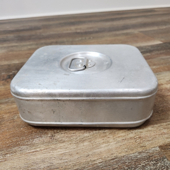 Vintage 40s. WWII Military Metal Aluminium "TM" Food Canteen Box German Army WW2 - Picture 2 of 9